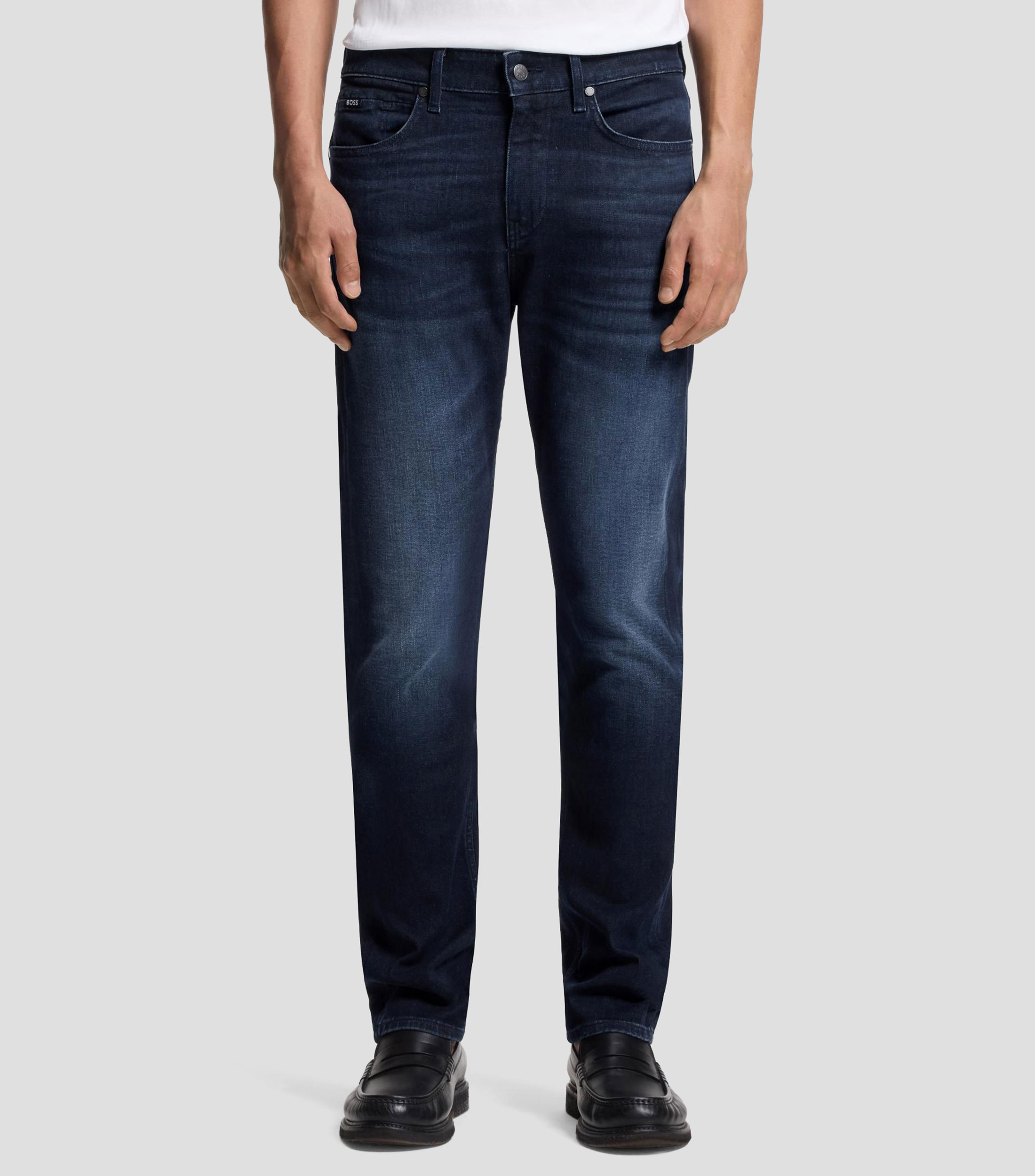 Jeans Boss Delaware slim de denim elástico Hombre